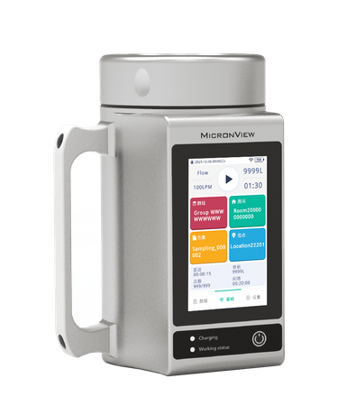 Continuous Sampling BioAerosol Sampler With LED Lighting