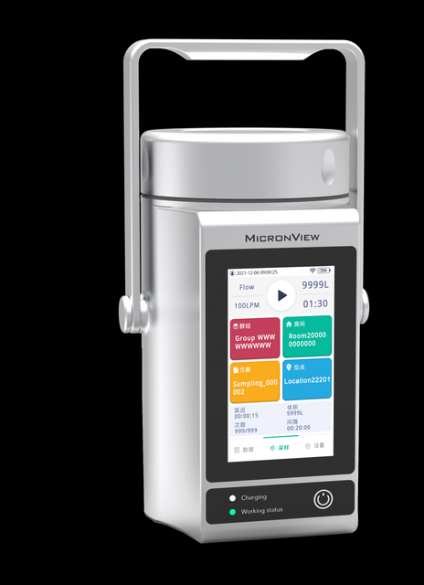 Dual-Flow BioAerosol Sampler for Point Monitoring